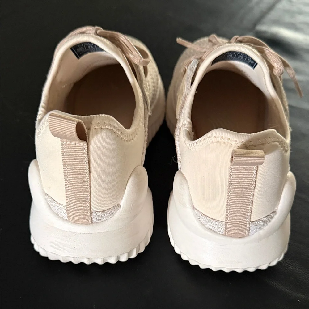 Nautica Cream Lace-Up Sneakers